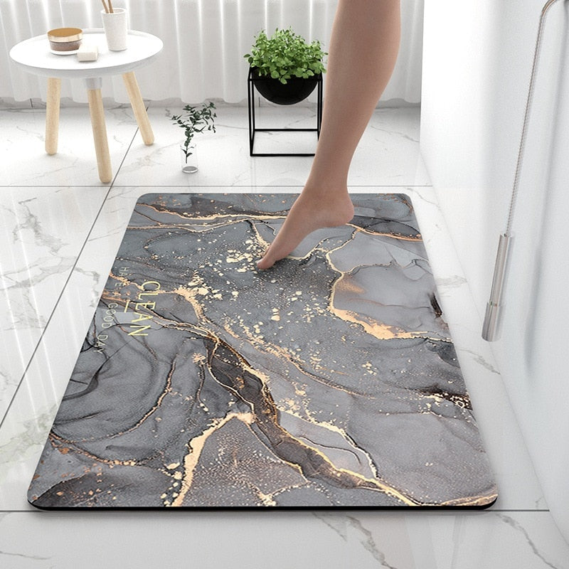 Earth Non-slip Bathroom Mat