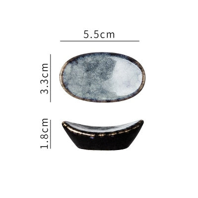 Earthen Ware Oriental Chopstick Holder