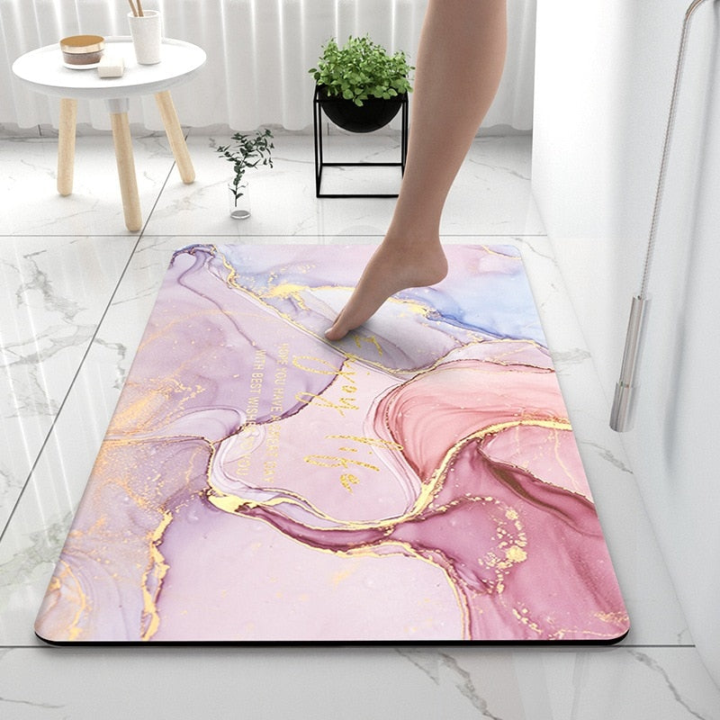 Earth Non-slip Bathroom Mat