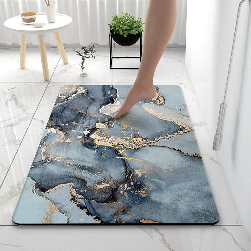 Earth Non-slip Bathroom Mat