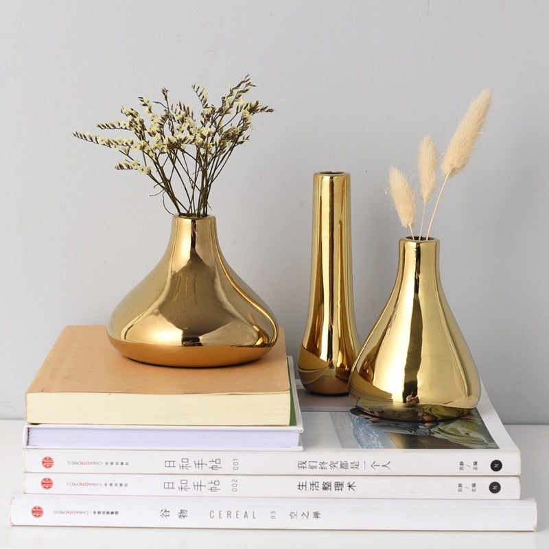 Luxury Gold Plated Vase