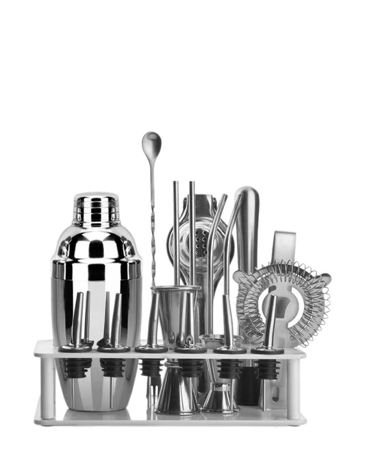 12 Piece Stainless Steel Cocktail Set