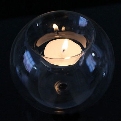 Round Glass Candle Holder