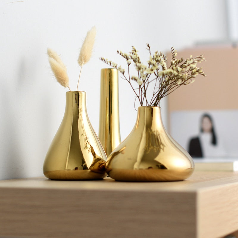 Luxury Gold Plated Vase