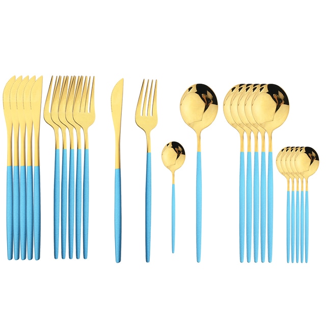 24 Piece Stainless Steel Cutlery Set